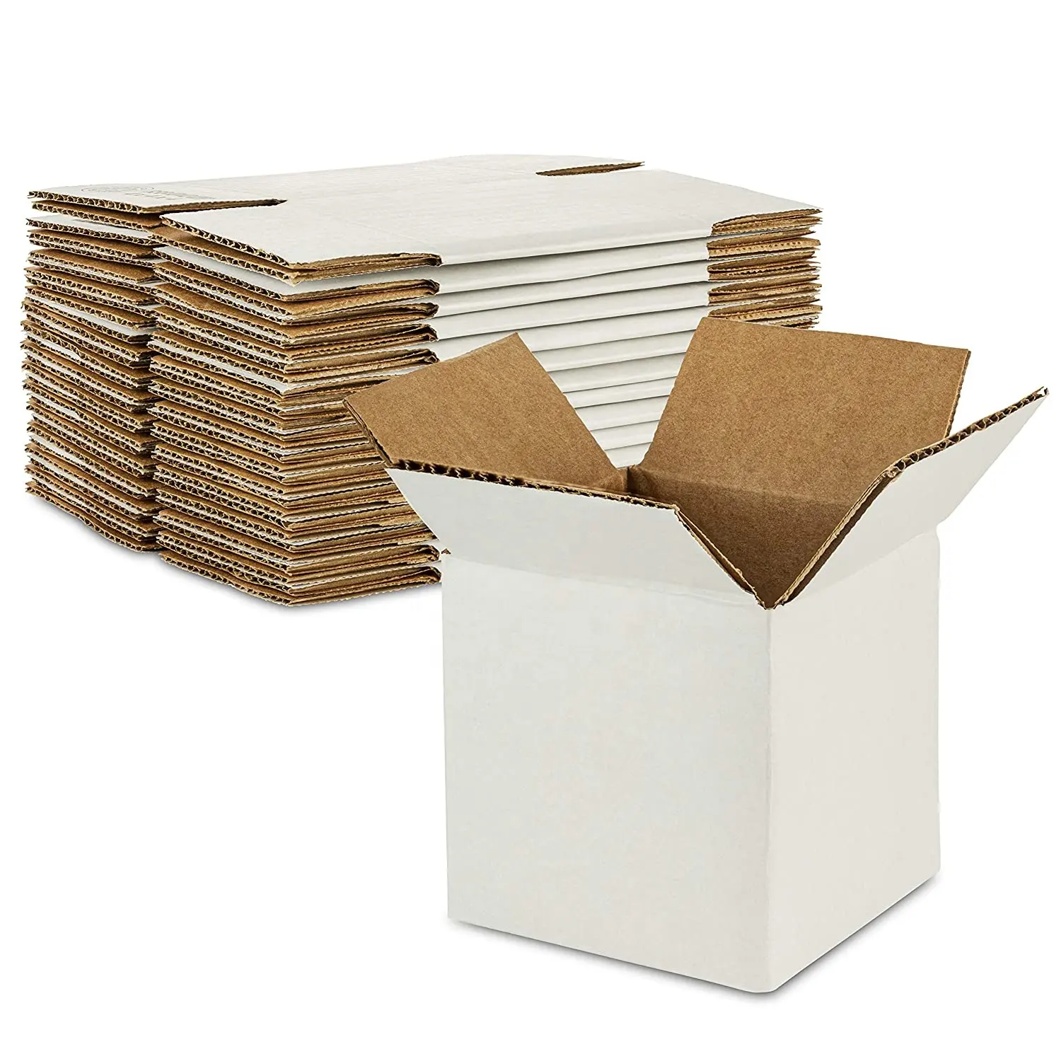 Маленькие коробки для доставки, картонные коробки с логотипом на заказ для упаковки для доставки и отправки, размеры 4x4x4 дюйма