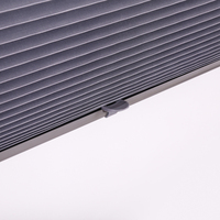 Stores plissés élégants rétractables en tissu de 20 mm