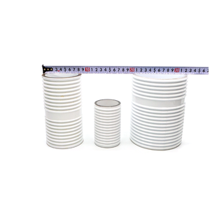 Nouveau tube en céramique d'alumine à haute étanchéité au gaz 95-99% tubes de faisceau de condensateur à vide réfractaire de meulage de filetage externe - Product Image 4