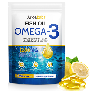 ArtoaLabs Paquete Personalizado al por Mayor de 240 Cápsulas Blandas de Aceite de Pescado, Suplemento para Fortalecer el <span class=keywords><strong>Cerebro</strong></span> y el Sistema Inmunológico - Product Image 2
