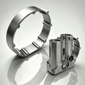Piezas de Equipos Industriales de Aluminio Fundido a Presión Personalizadas, Tratamiento de Superficies Mediante Sandblasting y Anodizado, con Mecanizado CNC - Product Image 1