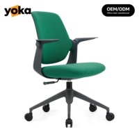 Chaise de bureau ergonomique moderne avec roulettes, soutien respirant pour les étudiants et le personnel de bureau, fabrication directe OEM/ODM