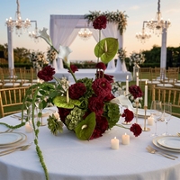 Centre de table floral élégant personnalisé, composition florale en boule pour mariage, demande en mariage et décoration de fête