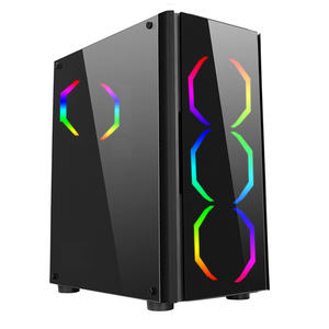 Boîtier de jeu ATX pc avec verre trempé, nouveau boîtier pc de <span class=keywords><strong>bonne</strong></span> qualité en 2020 - Product Image 1