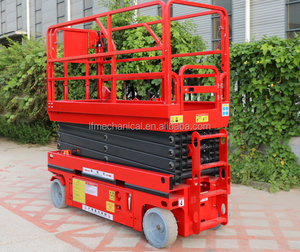 Plateforme élévatrice à ciseaux hydraulique électrique de 6 m à 14 m avec moteur et propulsion automatique, haute efficacité pour travaux en hauteur - Product Image 1