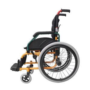 Durable 75kg Capacidad de carga Silla de ruedas de aluminio para niños con asientos acolchados - Product Image 3
