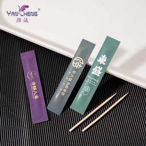 Stuzzicadenti Biodegradabili Eco-Friendly di Alta Gamma con Confezione Personalizzata per Hotel, Confezione Singola di Lusso in Carta - Product Image 2