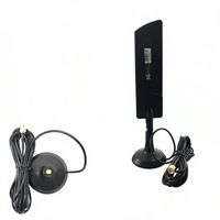 Antenne 5G à gain élevé adhésive ABS 600-6000 MHz avec polarisation verticale LTE 4G 5.8G cellulaire pour connecteur mâle Impédance 50 ohms