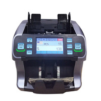 Compteur de billets commerciaux OKYO montant total intelligent 800 pièces/min détection CIS 200 pièces/trémie pour billets en dollars et en euros