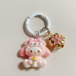 Nuevo Llavero Metálico de <span class=keywords><strong>Sanrio</strong></span> con Diseño de <span class=keywords><strong>Personajes</strong></span> de Dibujos Animados, Bonito Colgante para Mochila de Estudiante, Regalo para Mejores Amigos, Accesorios Decorativos - Product Image 4