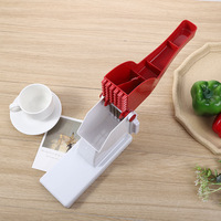 Pemotong Kentang Plastik Manual, Pemotong Kentang Goreng, Pengiris Sayur dan Buah, Mudah Digunakan
