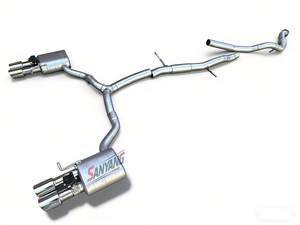 Sistema <span class=keywords><strong>de</strong></span> <span class=keywords><strong>Escape</strong></span> Catback Valvetronic Personalizado <span class=keywords><strong>de</strong></span> Fábrica <span class=keywords><strong>para</strong></span> Audi A4/A5 B8/B9/B8.5 2.0T, Sistema <span class=keywords><strong>de</strong></span> <span class=keywords><strong>Escape</strong></span> Tuning Sus304 con Control Remoto - Product Image 2