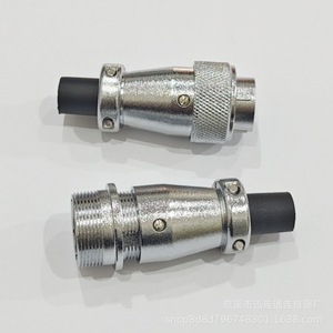 ปลั๊กและเต้ารับการบิน Ws20 แบบ 2 ถึง 15 พิน ผลิตจากโลหะผสมสังกะสี ชุบโครเมียม ชุบทองแดง - Product Image 4