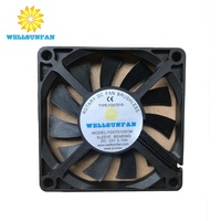 WellSuNFan Silent Brushless 5V 70mm Oil Bearing Plastic 28dBA 2PIN 15CFM 2500 RPM Cooling System Computer Case
