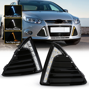 Usine directe voiture accessoire avant LED conduite lampe DRL feux diurnes pour Ford Focus 2012-2014 clignotant lumière du <span class=keywords><strong>jour</strong></span> - Product Image 1