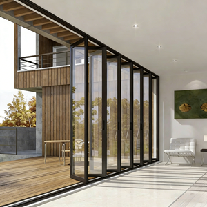Portes pliantes accordéon en aluminium Boton Vitoria pour véranda et maison - Product Image 1