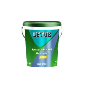Solvent-free Cement Concrete Floor <b>Coating</b> Epoxy Anti-slip Self Leveling Building Material Epoxy Color Sand Floor <b>Paint</b> - Product Image 1