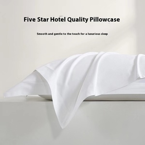 80s Hôtel-Style Blanc Pur Coton <span class=keywords><strong>Taie</strong></span> D'oreiller Tissé Linge De Lit avec <span class=keywords><strong>Volant</strong></span> Bord Enveloppe Couverture Solide Motif pour Usage Domestique - Product Image 2