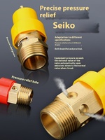 Soupape de sécurité pneumatique à ressort YQ-08-A21W-16T de haute qualité en laiton 1/2 pour raccords de compresseur d'air