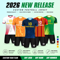 Ensemble de maillots de football personnalisés, uniforme d'équipe de football, kit personnalisé avec nom, numéro et logo, vêtements d'entraînement sportif, fournisseur d'usine OEM