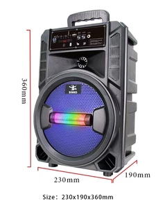 Haut-parleur Binko ProSeries Blue-tooth 5.0 100W-Audio sans fil portable avec éclairage ambiant LED et poignée ergonomique - Product Image 2