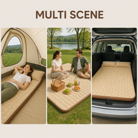 Matelas de camping autogonflant YYD OVERLAND avec pompe intégrée 194 cm, tapis de pique-nique double, lit de couchage extérieur, voyage, glamping