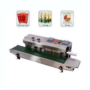 Machine d'impression et de scellage semi-automatique à jet d'encre continu pour canettes de boissons, films, sacs et pochettes, avec composants de base - Product Image 2