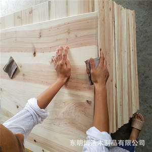 Solid Wood Boards <b>Pine</b> Wood <b>Table</b> Tops 60mm Thickness Indoor Use Shandong Origin - Product Image 5