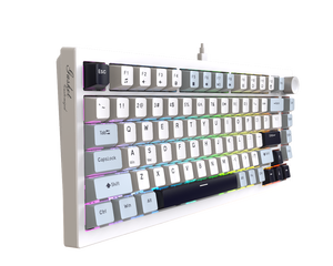 Teclado para juegos retroiluminado RGB de alta visibilidad para PC, portátil, modos triples, Junta rápida, mecánico intercambiable en caliente para oficina de juegos - Product Image 5