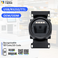 Módulo Escáner de Código de Barras con Sensor Infrarrojo, Lector de Códigos QR, USB TTL RS232, Integración OEM para Control de Acceso en Edificios Inteligentes XT203BM