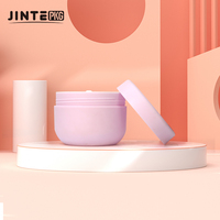 Pot vide de luxe en plastique en forme de bol, 8oz 6oz, pour masque capillaire, emballage cosmétique, sel de bain, pots en PP pour gommage corporel