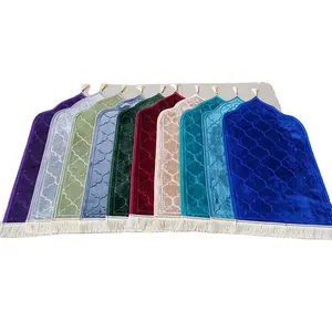 Коврик для молитвы Raschel в форме пуантов, коврик для пола с текстурой горячего прессования, коврик для молитвы Ближнего Востока