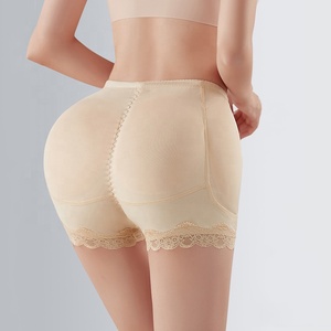 Pantalon de levage de hanche latérale en dentelle pour femmes Faux fesses rembourrées Shorts Invisible Butt Lifter - Product Image 1