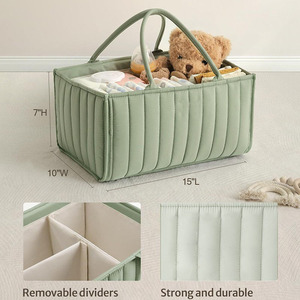 Bolsa Multifuncional para Mamãe, Organizador de Fraldas, Bolsa Portátil para Fraldas de Bebê - Product Image 5