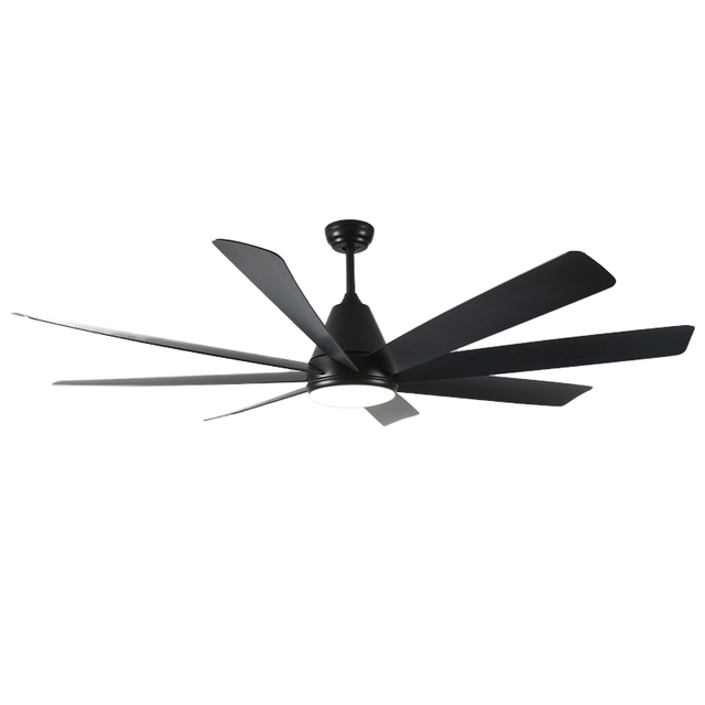 Hot Sale 52 Inch Modern Fancy LED Ceiling Fan Light High Quality Wood with AC Motor and Remote Control for Living Room