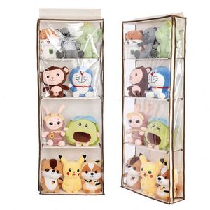 Over the Door Hanging Organizer Storage Wall Mount Storage with Clear Windows for Pantry Nursery Diapers Kitchen Closet Dorm - Product Image 1