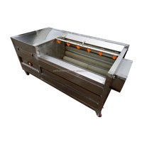 Motorpomp Groente- en Fruit Snijmachine Hoge Efficiëntie Frietmachine