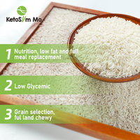 Keto-Friendly Instant Konjac Flour Rice Meal Substitute with Long Shelf Life Customized Ketoslim