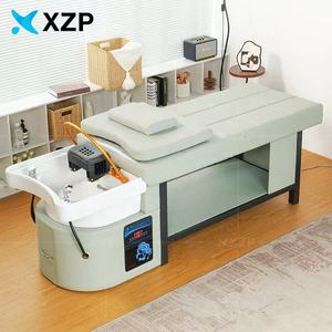 Mobilier et équipement pour salons de beauté et coiffure - Lit de lavage japonais pour spa capillaire - Lit de massage et de lavage pour salon de beauté - Product Image 1