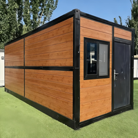 Maison conteneur pliable de luxe, fabrication sur mesure, cabine modulaire préfabriquée portable pour hôtel, bureau et projets de camping