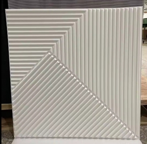 Revestimiento <span class=keywords><strong>Cuadros</strong></span> En 3D Productos de pared Tapizon Paneles de pared 3D de grano de madera oscuro o claro - Product Image 6