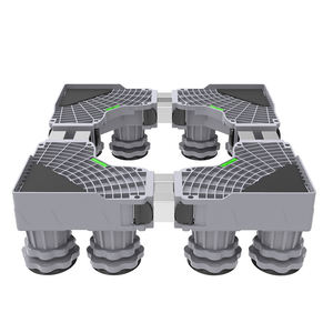 Support de <span class=keywords><strong>machine</strong></span> <span class=keywords><strong>à</strong></span> <span class=keywords><strong>laver</strong></span> réglable en plastique avec base mobile <span class=keywords><strong>à</strong></span> roulettes universelle, adapté aux machines <span class=keywords><strong>à</strong></span> <span class=keywords><strong>laver</strong></span> et aux sèche-linges de salle de bain - Product Image 1