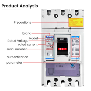Module enfichable triphasé réglable Terasaki Tembreak Series 3p S400-nf 400A 350A 320A 300A 250A intégré, neuf - Product Image 5