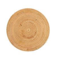 Petits plateaux décoratifs en bambou, plateau rond fait à la main en rotin, paniers flottants ovales pour piscine, plateau de service en rotin pour l'extérieur, plateau à thé en rotin, vente chaude