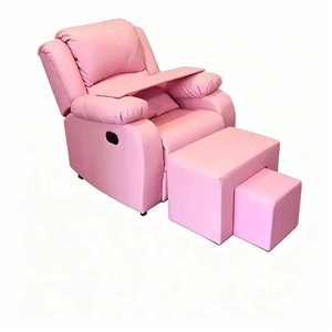 Fauteuil de Salon de Manucure et Pédicure, Chaise de Beauté et de Pédicure avec Fauteuil Inclinable pour Soins du Corps, Multifonctionnel, pour une seule personne, avec fonction bain de pieds et soins des ongles - Product Image 4