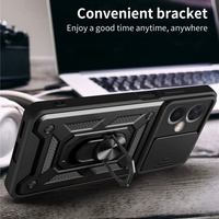 Funda de teléfono con soporte magnético para Xiaomi 15 Ultra 14T Pro 13 11, funda protectora de cámara deslizante para Redmi 12 Turbo 4pro Note 13 14