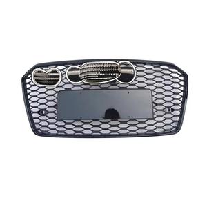 Grille de calandre en nid d'abeille noire brillante style RS7 pour A7 2016-2018, état neuf, en ABS, modification RS7, grille en nid d'abeille ABS - Product Image 1
