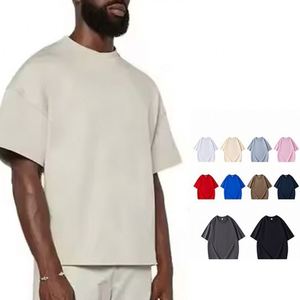 Joychorang เสื้อยืดผ้าฝ้าย100% สำหรับผู้ชาย, เสื้อครอปโอเวอร์ไซส์100% น้ำหนัก240 GSM - Product Image 1