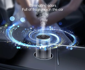 Wholesale Eco-Friendly Battery-Powered Oil <b>Diffuser</b> for Car Hotel Desktop Use-Mini Portable Smart Aromatherapy 7-Color <b>LED</b> <b>Light</b> - Product Image 5