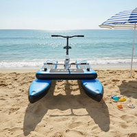 Nouvelle série d'équipements aquatiques personnalisables, vélo aquatique multicolore électrique ou à pédales, vélo aquatique gonflable